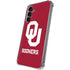 University of Oklahoma Sooners Red Galaxy S24 Plus Clear Case