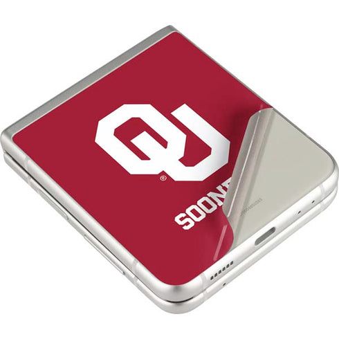 University of Oklahoma Sooners Red Galaxy Z Flip3 5G Skin