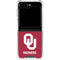 University of Oklahoma Sooners Red Galaxy Z Flip5 5G Clear Case