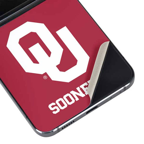 University of Oklahoma Sooners Red Galaxy Z Flip5 5G Skin