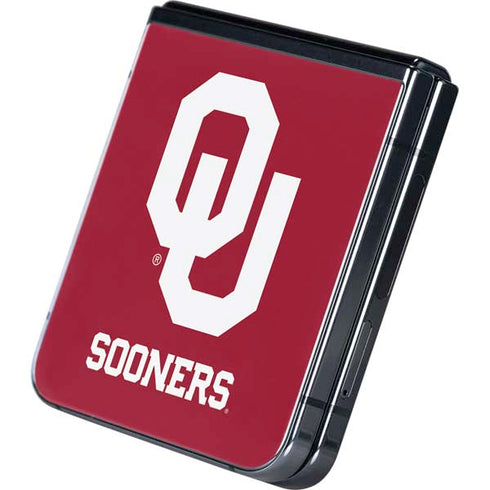 University of Oklahoma Sooners Red Galaxy Z Flip5 5G Skin