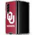 University of Oklahoma Sooners Red Galaxy Z Fold4 5G Clear Case