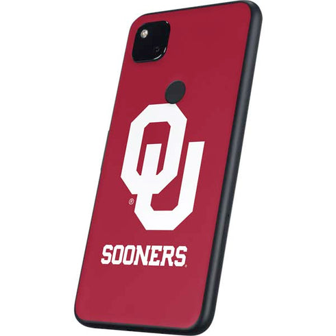 University of Oklahoma Sooners Red Google Pixel 4a Skin