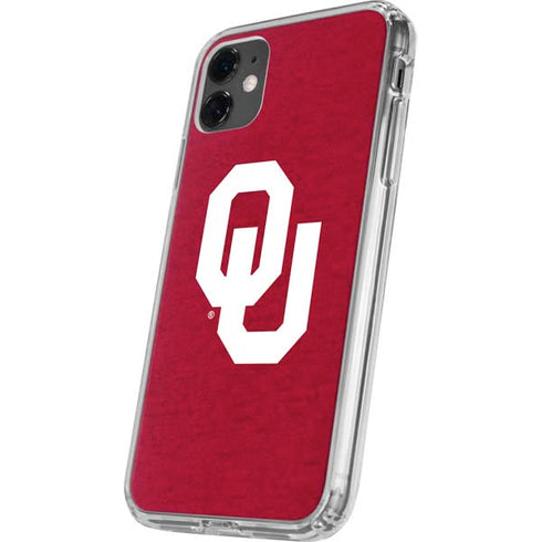 University of Oklahoma Sooners Red iPhone 11 Clear Case