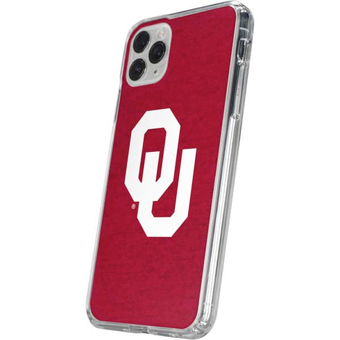 University of Oklahoma Sooners Red iPhone 11 Pro Clear Case