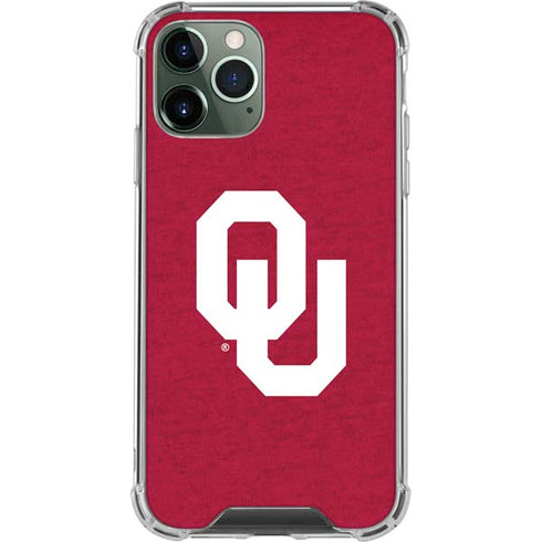 University of Oklahoma Sooners Red iPhone 11 Pro Max Clear Case