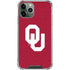 University of Oklahoma Sooners Red iPhone 11 Pro Max Clear Case
