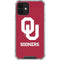 University of Oklahoma Sooners Red iPhone 12 Clear Case