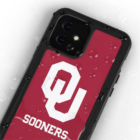 University of Oklahoma Sooners Red iPhone 12 Mini Waterproof Case