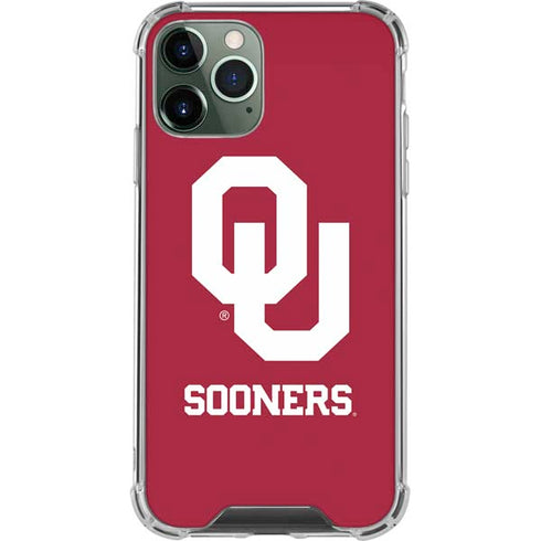 University of Oklahoma Sooners Red iPhone 12 Pro Clear Case