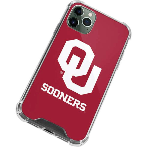 University of Oklahoma Sooners Red iPhone 12 Pro Clear Case