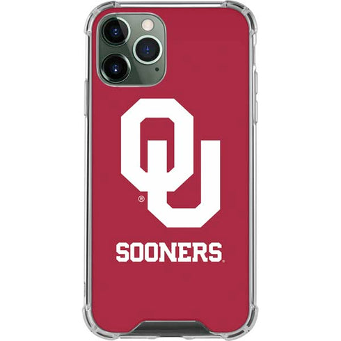 University of Oklahoma Sooners Red iPhone 12 Pro Max Clear Case