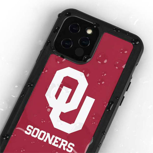 University of Oklahoma Sooners Red iPhone 12 Pro Waterproof Case
