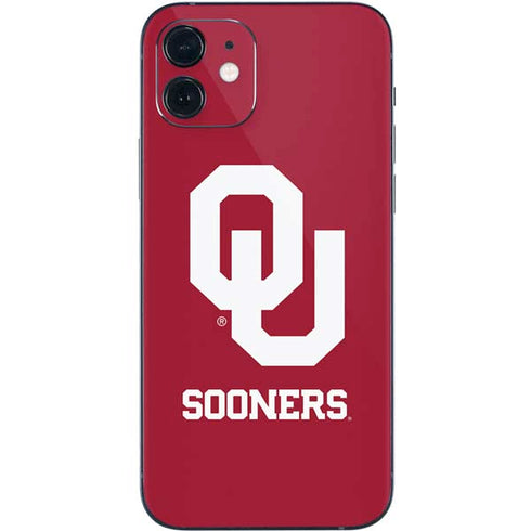 University of Oklahoma Sooners Red iPhone 12 Skin