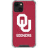 University of Oklahoma Sooners Red iPhone 13 Mini Clear Case