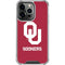 University of Oklahoma Sooners Red iPhone 13 Pro Clear Case