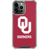 University of Oklahoma Sooners Red iPhone 13 Pro Max Clear Case