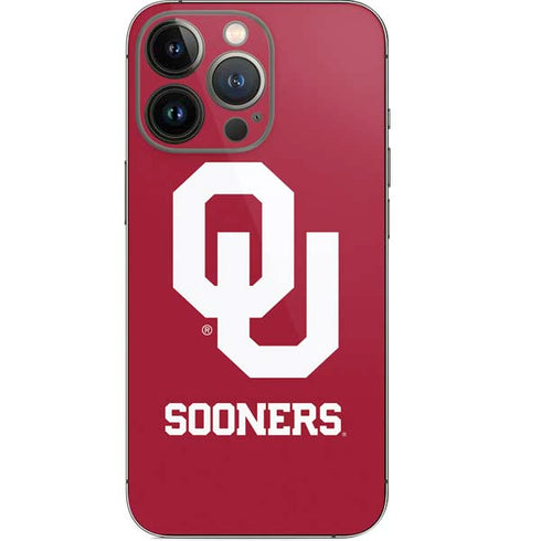 University of Oklahoma Sooners Red iPhone 13 Pro Skin