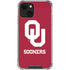 University of Oklahoma Sooners Red iPhone 14 Clear Case