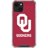 University of Oklahoma Sooners Red iPhone 14 Plus Clear Case