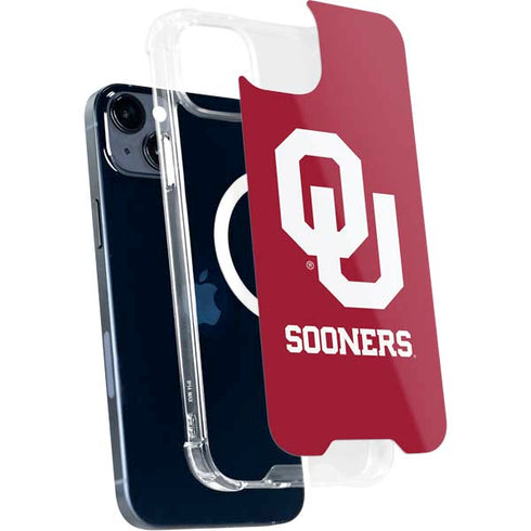 University of Oklahoma Sooners Red iPhone 15 Plus MagSafe Case