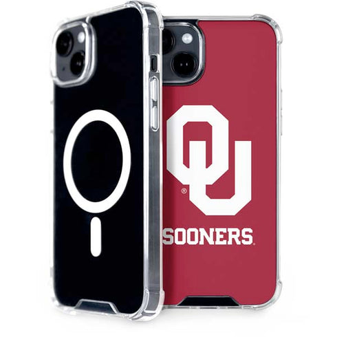 University of Oklahoma Sooners Red iPhone 15 Plus MagSafe Case
