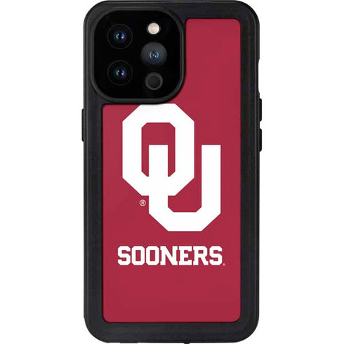 University of Oklahoma Sooners Red iPhone 14 Pro Max Waterproof Case