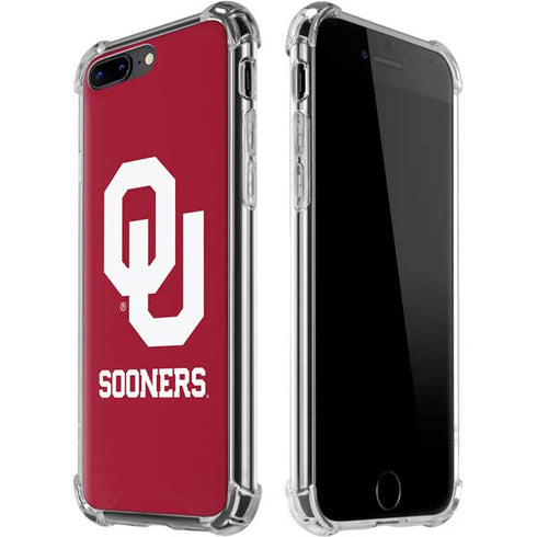 University of Oklahoma Sooners Red iPhone 7/8 Plus Clear Case