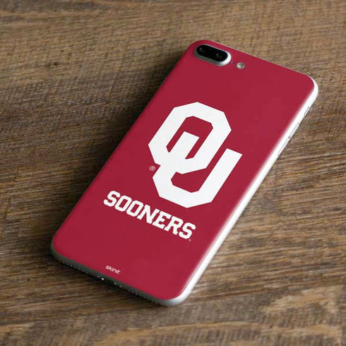 University of Oklahoma Sooners Red iPhone 8 Plus Skin