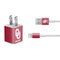 University of Oklahoma Sooners Red iPhone Charger (5W USB) Skin
