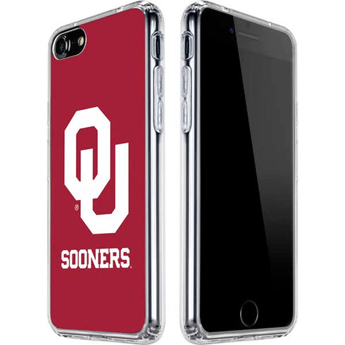 University of Oklahoma Sooners Red iPhone SE (2nd & 3rd Gen) Clear Case