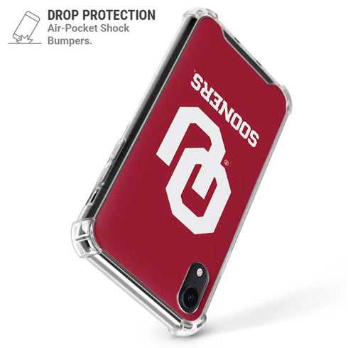 University of Oklahoma Sooners Red iPhone XR Clear Case