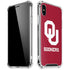 University of Oklahoma Sooners Red iPhone XS Max Clear Case