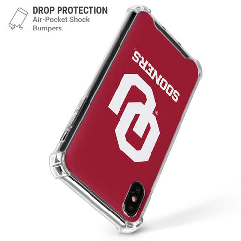 University of Oklahoma Sooners Red iPhone XS Max Clear Case
