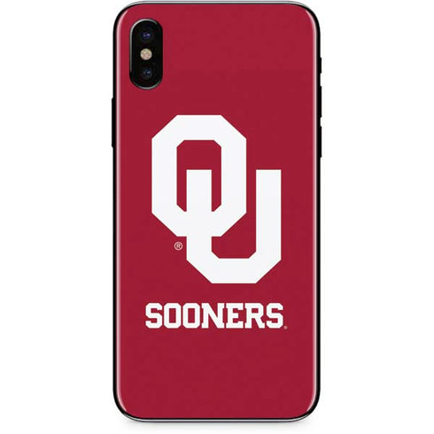 University of Oklahoma Sooners Red iPhone XS Skin