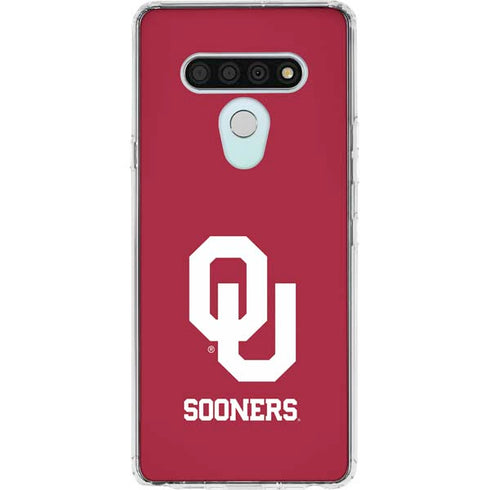 University of Oklahoma Sooners Red LG Stylo 6 Clear Case