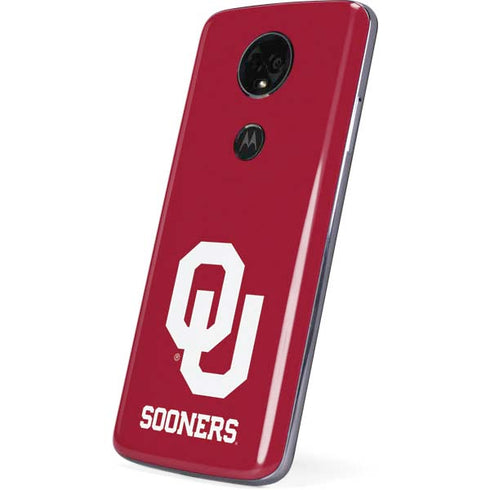 University of Oklahoma Sooners Red Moto E5 Plus Skin