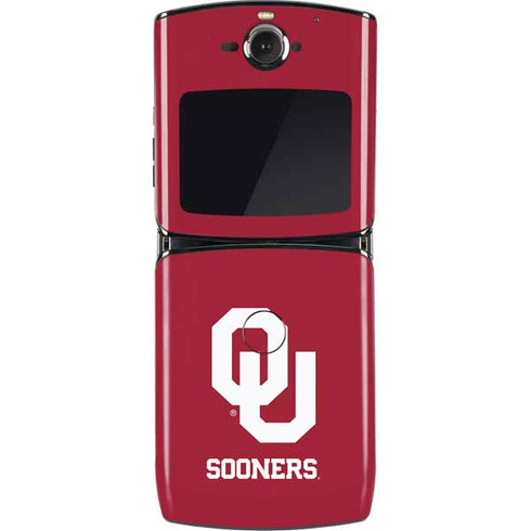 University of Oklahoma Sooners Red Motorola RAZR Skin