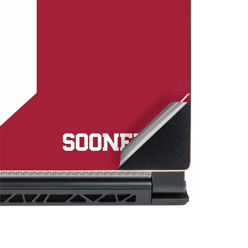 University of Oklahoma Sooners Red MSI GS65 Stealth Laptop Skin