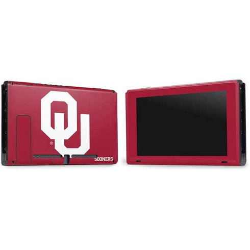University of Oklahoma Sooners Red Nintendo Switch Bundle Skin
