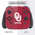 University of Oklahoma Sooners Red Nintendo Switch Bundle Skin