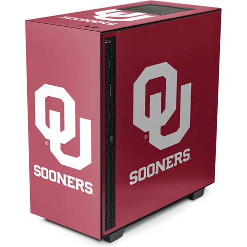University of Oklahoma Sooners Red NZXT H510 Compact ATX Mid-Tower Case Skin