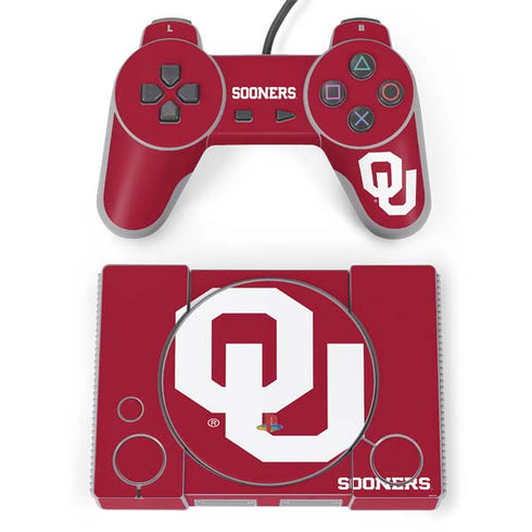University of Oklahoma Sooners Red PlayStation Classic Bundle Skin