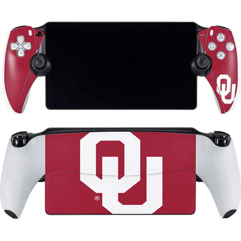 University of Oklahoma Sooners Red PlayStation Portal Remote Player Skin