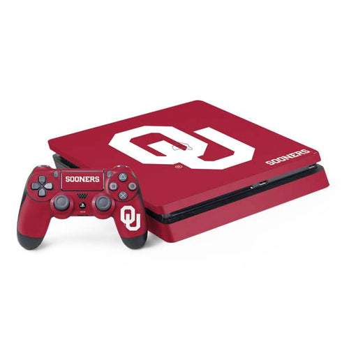 University of Oklahoma Sooners Red PS4 Slim Bundle Skin