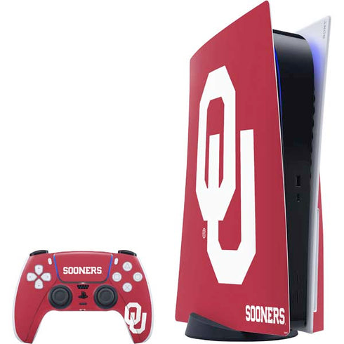 University of Oklahoma Sooners Red PS5 Bundle Skin