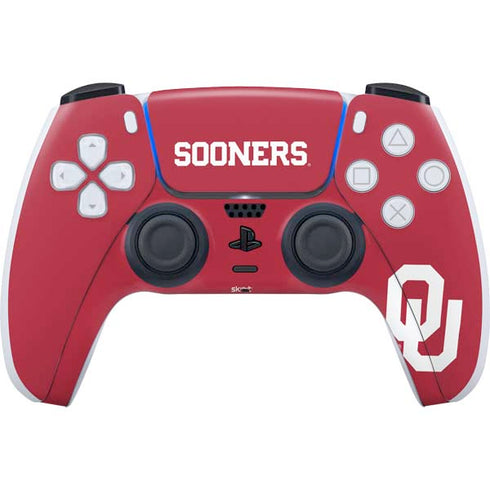 University of Oklahoma Sooners Red PS5 Controller Skin