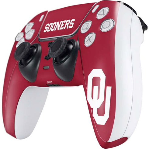 University of Oklahoma Sooners Red PS5 Controller Skin