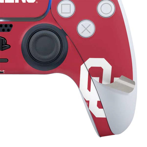 University of Oklahoma Sooners Red PS5 Controller Skin