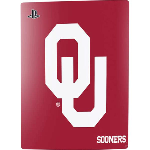 University of Oklahoma Sooners Red PS5 Digital Edition Console Skin